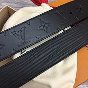 Louis Vuitton LV Black Belt 4cm - 3