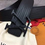 Louis Vuitton LV Black Belt 4cm - 2