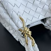 Bottega Veneta Andiamo Parachute Tote White 21x17x16.5cm - 2