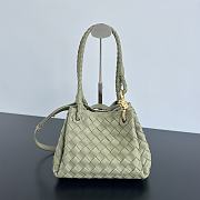 Bottega Veneta Andiamo Parachute Tote Green 21x17x16.5cm - 1