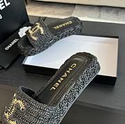 Chanel Black Slides 14 - 5