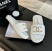 Chanel White Slides 06 - 2