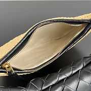 Bottega Veneta Small Gemelli Natural Black 24.5x19x7cm - 4