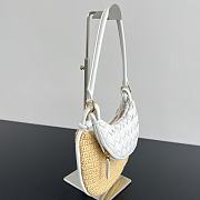 Bottega Veneta Small Gemelli Natural White 24.5x19x7cm - 5