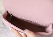 Chanel Flap Bag Heart Pink Caviar Gold 20cm - 6