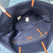 Miu Miu Black Woven Fabric Tote Bag 40x34x16cm - 4