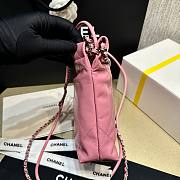 Chanel 22 Handbag Pink Silver 20cm - 6