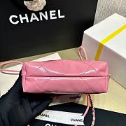 Chanel 22 Handbag Pink Silver 20cm - 5