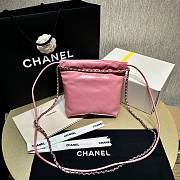 Chanel 22 Handbag Pink Silver 20cm - 4