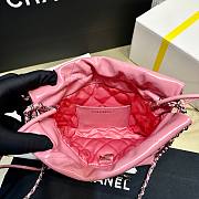 Chanel 22 Handbag Pink Silver 20cm - 3