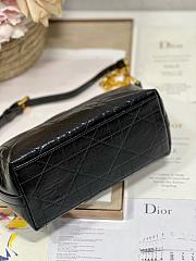 Dior Diorstar Hobo Bag With Chain Black Macrocannage 28.5 x 14.5 x 10 cm - 6