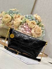 Dior Diorstar Hobo Bag With Chain Black Macrocannage 28.5 x 14.5 x 10 cm - 4