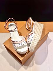 Louis Vuitton LV Helios Sandals Tweed White - 5