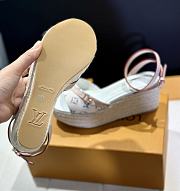 Louis Vuitton LV Helios Sandals Tweed White - 3