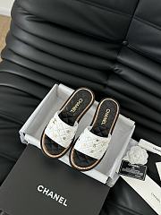Chanel White Slides 07 1.5cm - 1