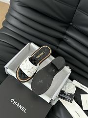 Chanel White Slides 07 1.5cm - 2