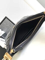 Chanel Hobo Bag Black Lambskin Gold 22.5x19.5x8.5cm - 5