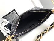 Chanel Large Hobo Bag Black Lambskin Gold 29x32x10cm - 6