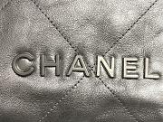 Chanel 22 Handbag Silver 20x19x6cm - 3