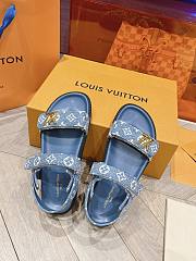 Louis Vuitton LV Blue Denim Sandal - 2