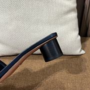 Dior Dway Heeled Slide Deep Blue 3.5cm - 2