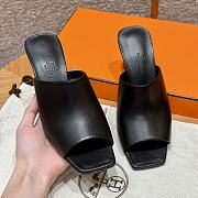 Hermes Black Heel 6cm - 4