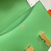 Hermes Constance Green Bag Epsom Gold 19cm - 5