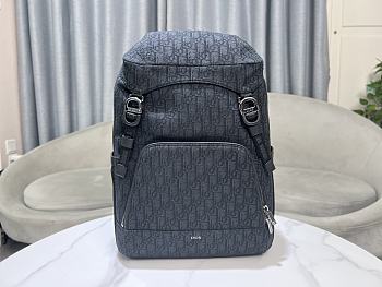 Dior 8 Backpack With Flap Black Oblique 31 x 50 x 18 cm