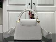 Louis Vuitton LV Capucines White Gold 21cm - 5