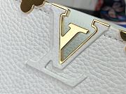 Louis Vuitton LV Capucines White Gold 21cm - 2