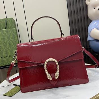 Gucci Dionysus Medium Top Handle Bag Red 29x20x10.5cm