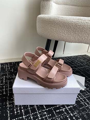 Dior Dioract Platform Sandal Pink Lambskin