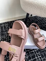 Dior Dioract Platform Sandal Pink Lambskin - 4