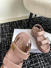 Dior Dioract Platform Sandal Pink Lambskin - 3