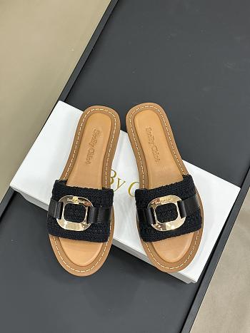 Chloe Black Slides