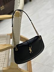 YSL Sienna Leather Black Shoulder Bag 31x26x6cm - 5