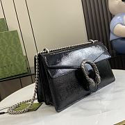 Gucci Dionysus Small Shoulder Bag Black 28x16x10.5cm - 2