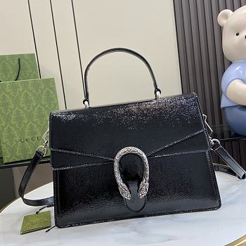 Gucci Dionysus Medium Top Handle Bag Black 29x20x10.5cm