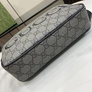 Gucci Mini Shoulder Bag Grey Black 14x23.5x6cm - 2