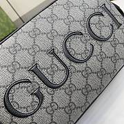 Gucci Mini Shoulder Bag Grey Black 14x23.5x6cm - 4