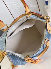 Louis Vuitton LV Speedy 40 Bandoulière Damier Blue 40 x 26 x 23 cm - 5