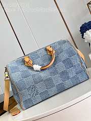 Louis Vuitton LV Speedy 40 Bandoulière Damier Blue 40 x 26 x 23 cm - 4