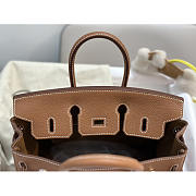 Hermes Birkin 25 Togo Bag Gold Brown 25cm - 6