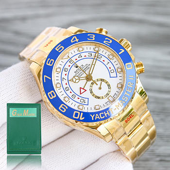 The Rolex Yacht-Master II Watch Oystersteel Blue Watches 44mm
