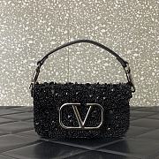 Valentino Garavani Loco Shoulder Bag Black 19x10.5x5cm - 1