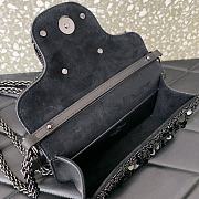Valentino Garavani Loco Shoulder Bag Black 19x10.5x5cm - 3
