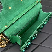 Valentino Garavani Loco Shoulder Bag Green 19x10.5x5cm - 5