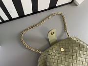 Bottega Veneta Red Lauren 1980 Clutch Green 31cm - 4