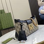 Gucci Padlock Small Shoulder Bag Black 27x14x6cm - 5