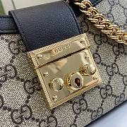 Gucci Padlock Small Shoulder Bag Black 27x14x6cm - 3